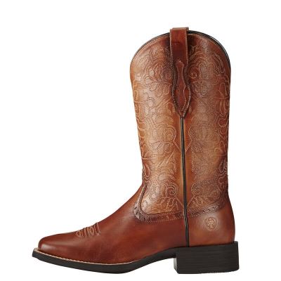 Ariat Round Up Remuda - Western Laarzen Beige Dames - 27711-635